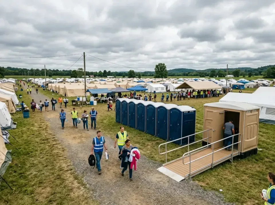 disaster-relief-camp-restrooms-010 — frequently asked questions, Dumpster & Portable Bathrooms Rental in Momence, IL